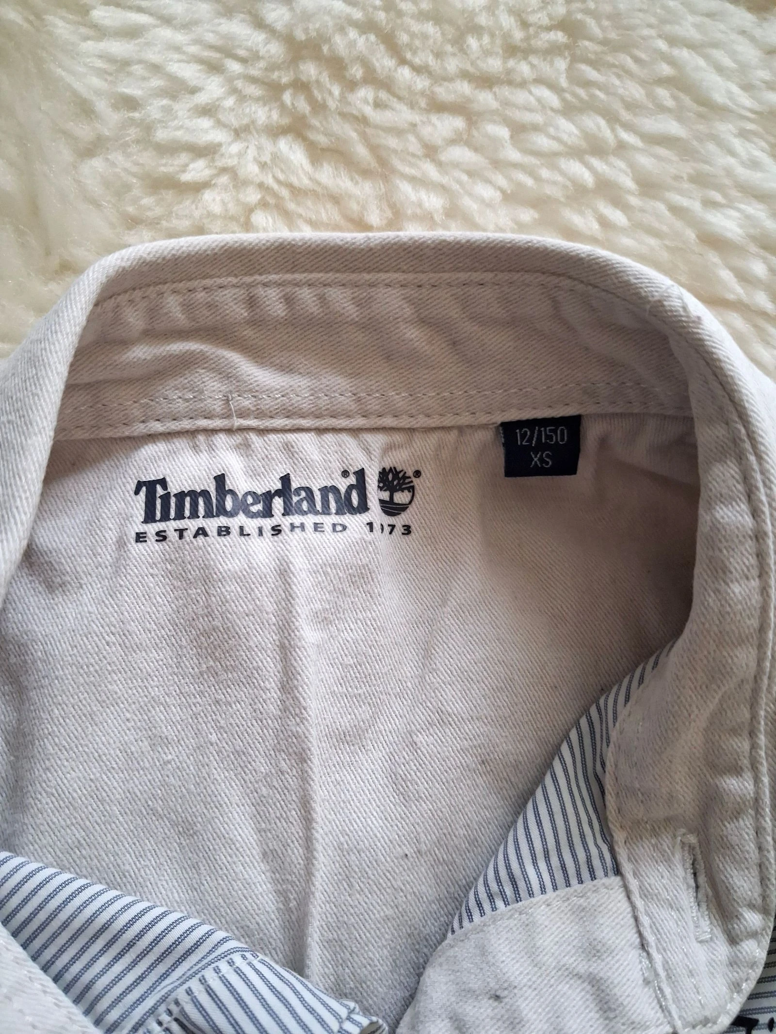 Linda Camisa para menino Timberland tamanho 12 anos – photo 4